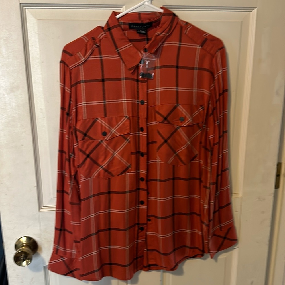 Lightweight oversized flannel never worn